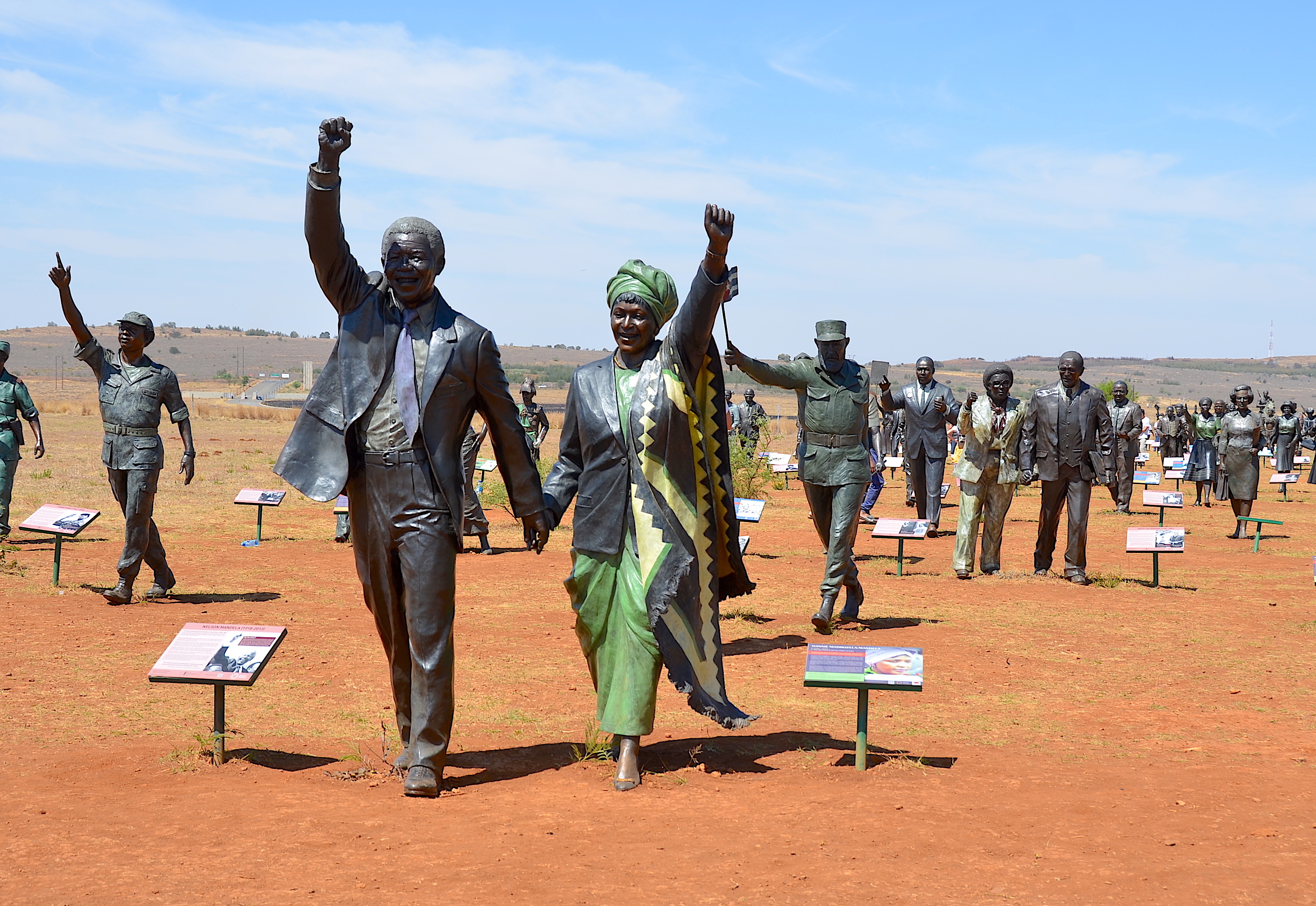 Nelson Mandela, The Long March to Freedom, Maropeng, South Africa.jpg